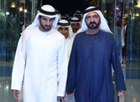محمد بن راشد يحضر حفل استقبال «ميدان»