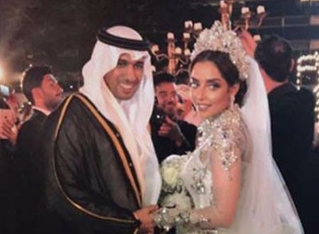 بلقيس تحتفل بعيد زواجها الأول برسالة رومانسية وفيديو مؤثر من زفافها.. شاهد