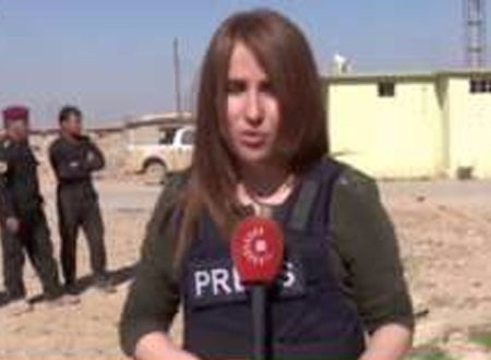 مقتل المراسلة الكردية شيفا غردي أثناء تغطيتها لعملية الموصل العراقية