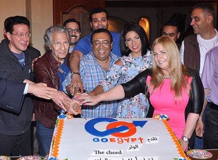 أسرة مسلسل «الوتر» يحتفلون ببدء التصوير.. صور