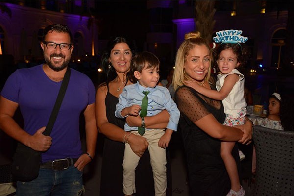 ريم البارودي تحتفل بعيد ميلاد شقيقتها الصغري وأبنائها في أجواء عائلية صور