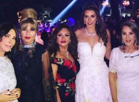 إيناس الدغيدي تحتفل بزفاف ابنتها بحضور نجوم الفن.. صور