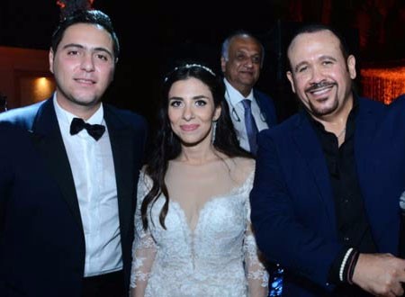 الصور الكاملة لزفاف ابنة أيمن يونس.. وهشام عباس و آلا كوشنير يشعلان الحفل.. شاهد