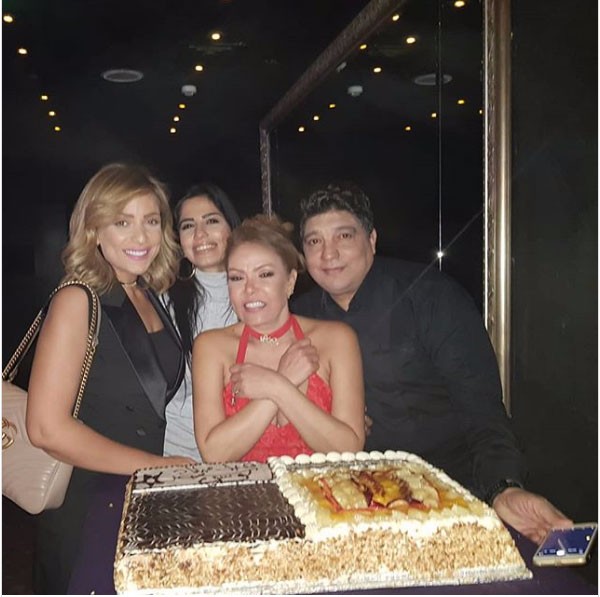 ريم البارودي تحتفل بعيد ميلاد لوسي شاهد