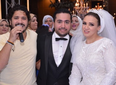 رامي صبري ومصطفى حجاج يشعلان زفاف.. صور