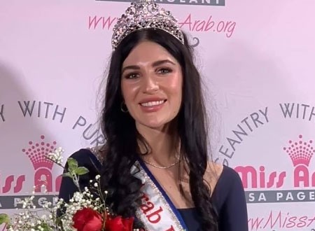 العراقية آية الأغا تتوج بلقب ملكة جمال العرب في أمريكا.. صور وفيديو