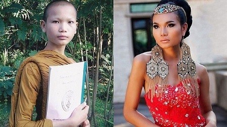 راهب يتحول جنسيا ليصبح عارضة أزياء.. صور