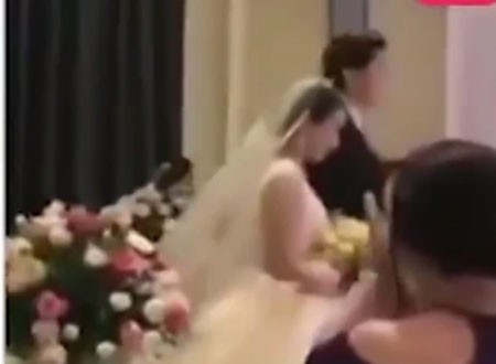 زوج يبث فيديو لخيانة عروسه في حفل زفافهما.. صور وفيديو