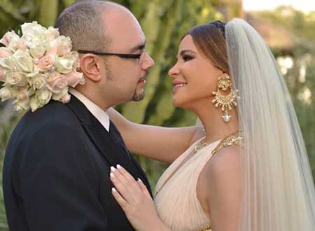 صور.. كارول سماحة تحتفل بزفافها في قبرص