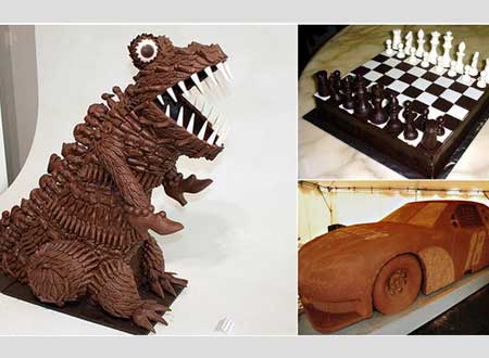 مجسمات مبتكرة لن تصدق أنها مصنوعة من الشيكولاتة