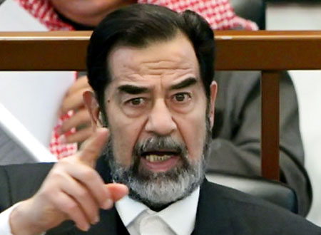فردة حذاء.. رسالة من صدام حسين!!