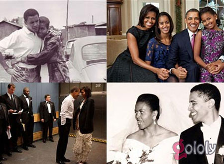 صور نادرة للرئيس الأمريكي باراك أوباما وعائلته