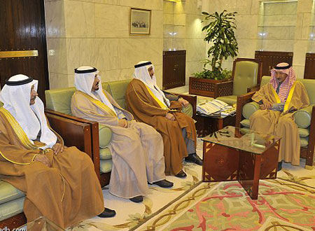 نائب أمير الرياض يستقبل محافظ مؤسسة التقاعد