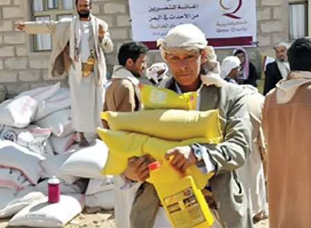 قطر الخيرية تنفذ المرحلة الثانية من &laquo;إغاثة الشعب اليمني&raquo;