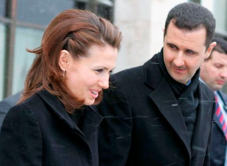 قصة زواج أسماء الأسد ببشار