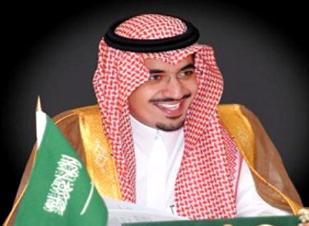 نواف الفيصل يستقبل رئيس اتحاد الكرة البحريني
