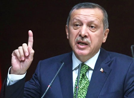 رجب طيب أردوغان يرفض إسرائيل