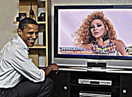  أوباما يستعين بميريام فارس في حملته الانتخابية