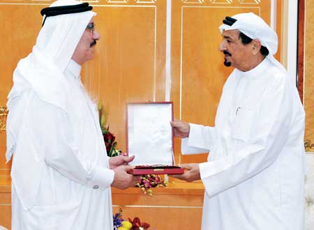 حميد النعيمي يستقبل حمد الشرقي