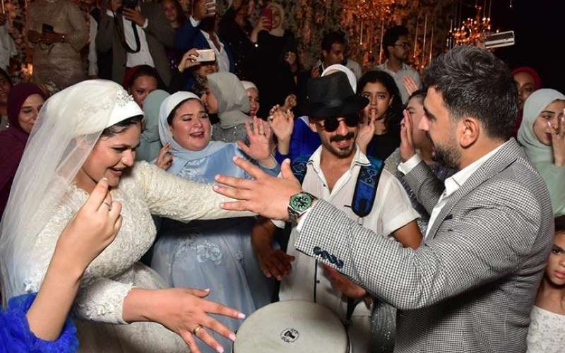 زفاف شقيقة مصطفى خاطر